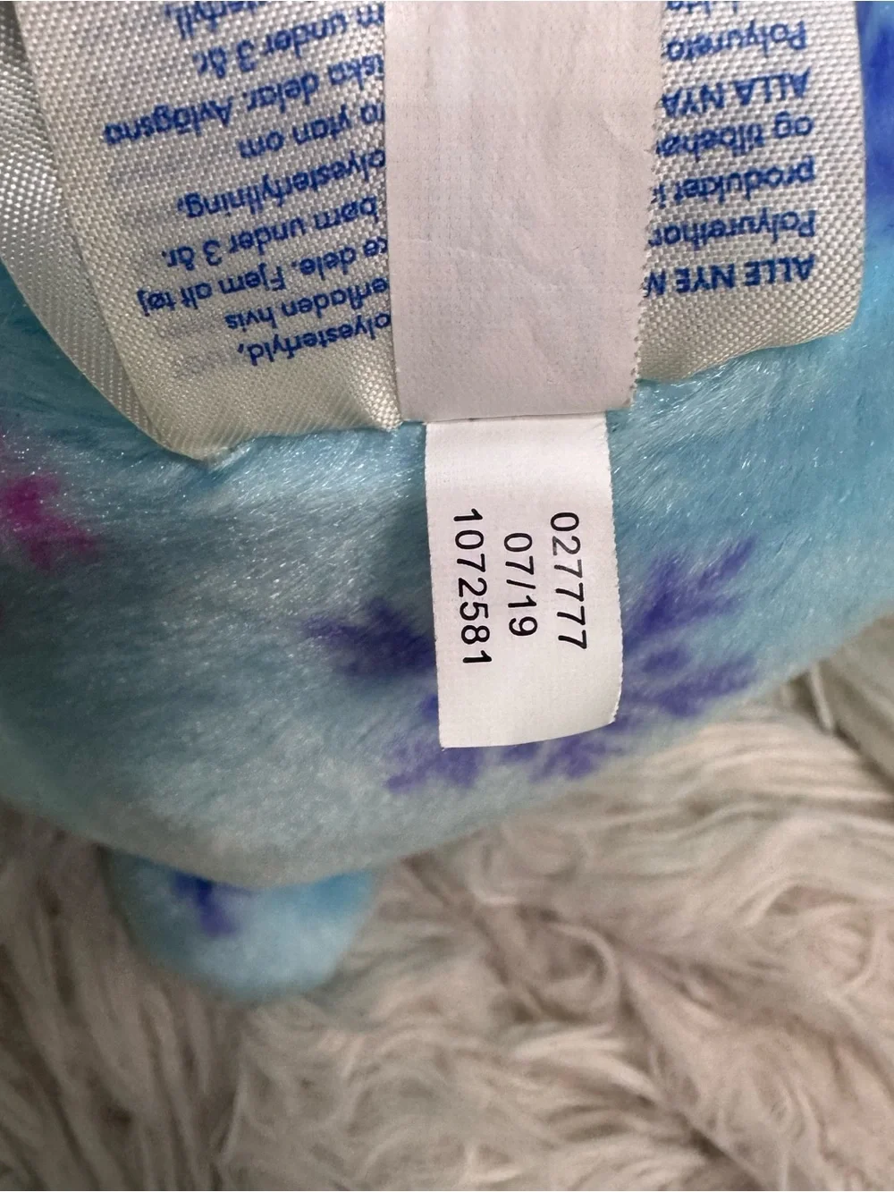 Build a Bear RARE 2019 Snowflake Plush Teddy Bear - Snow Much Fun Stuffed plush